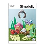 Simplicity SS3054OS Plush Bugs Sewing Pattern Packet by Carla Reiss, Design Code S3054, One Size, Multicolor