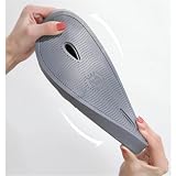 Kapcie łazienkowe Men's and Women's Quick-drying Bathroom Slippers with Water Leakage Holes Mute, Suitable for Home dla domu Sower, Unisex(Pink,39 EU)