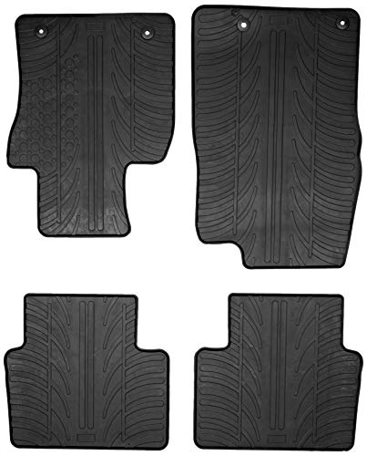 Gledring 0225 Alfombrillas de Goma Compatible con Mazda 3 2/2019-(Perfil T 4-Partes + Clips de Montaje)