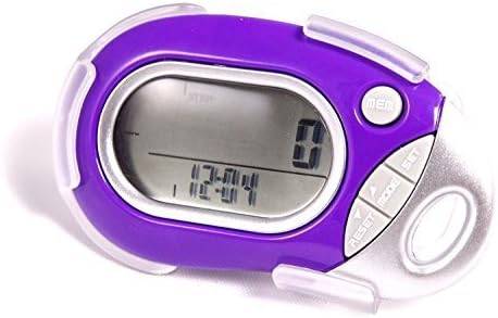 Pedusa PE-771 Tri-Axis Multi-Function Pocket Pedometer (Purple with Holster/B... by HRM USA