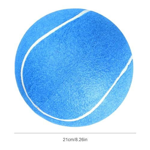 Aufblasbarer Tennisball- Riesen- Tennisball für Hunde, großer Riesen- Tennisball | 8 Zoll aufblasbarer Tennisball, großer Signature Tennisball, Gummi- Tennisball-7