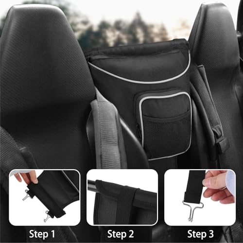 Bolsa Cab Pack central para optimizar espacio en UTV Polaris RZR 2014-2024 3