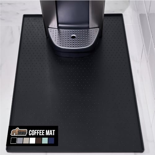 GORILLA GRIP Silicone Coffee Mat, 15x23, Espresso Machine Bar Accessories, Keep Kitchen Counters...
