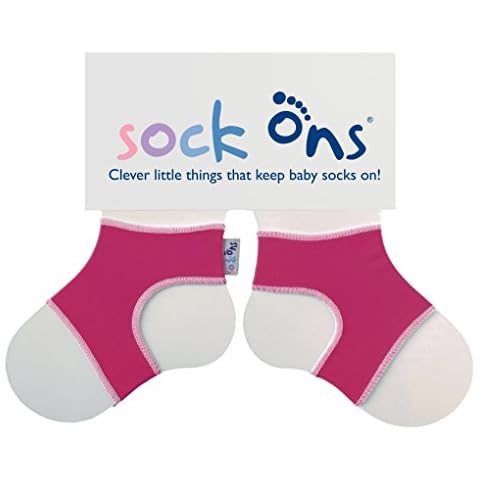 Sock Ons Clever Little Things That Keep Baby Fuchsia - 0-6 Months Cover