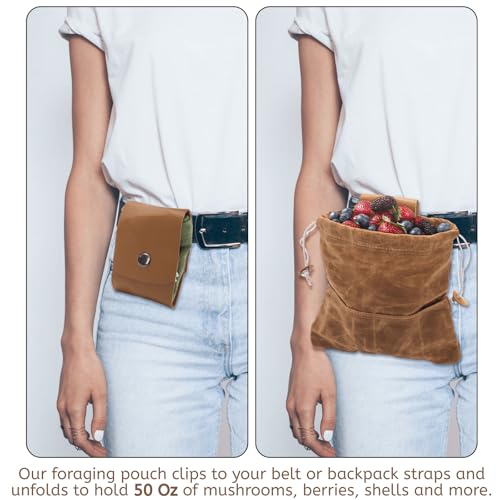 Youeon Waxed Canvas Foraging Set