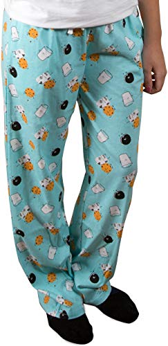 Pavilion - Cookies and Milk Unisex Pajama Pants with Pockets - X-Small