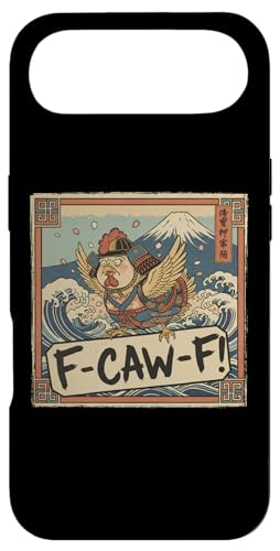 F-Caw-F Chicken FCAWF Chicken Funny Humor Japanese Art �X�}�z�P�[�X iPhone Air �p