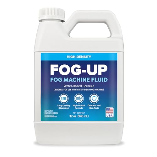 Fluido para máquina de niebla FogUp no tóxico y base agua de 32 oz