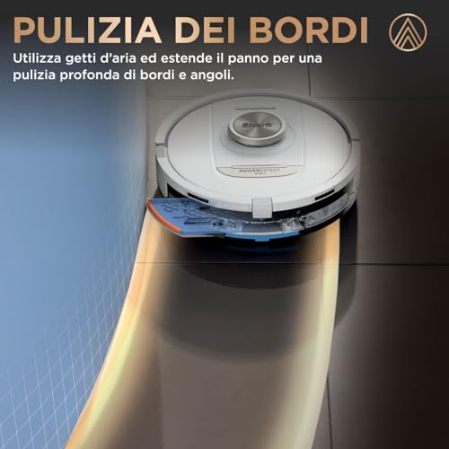 Shark PowerDetect 2-in-1 Robot Vacuum Cleaner and Mop, NeverTouch Pro 60 Days Self Legend, Additional and Cleaning Robot with 3D & LiDAR Navigation, NeverStuck, Wi-Fi/App/Alexa, White AV2810ZEEUWH - 7
