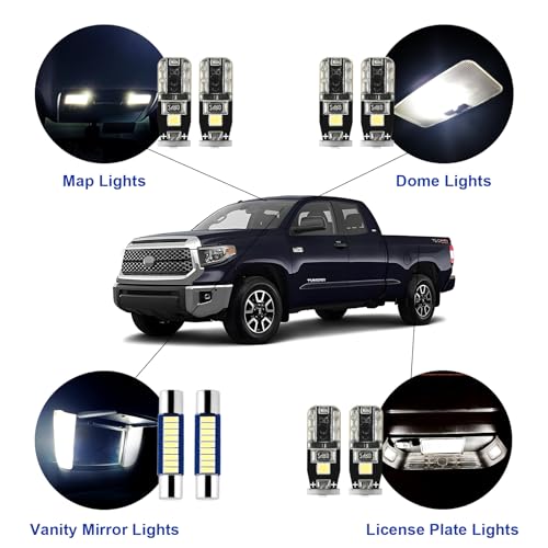 Kit de luces interiores LED para Toyota Tundra miniatura 3