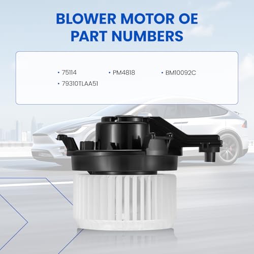 Image of HVAC Blower Motor 79310TLAA51 Compatible with Honda CR-V 2017-2023, 75114 79310TLAA51, BM10092C, PM4818 A /C Blower Motor Assembly
