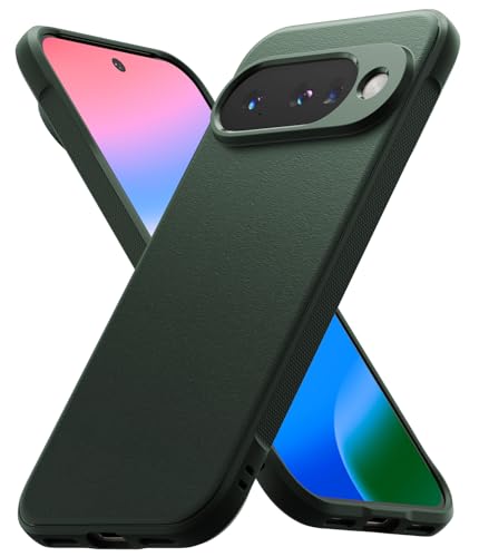 Image of Ringke Onyx for Google Pixel 10 Case [Feels Good in The Hand] Oil & Dirt Resistant, Enhanced Camera Lens Protection, Comfortable Grip, Non-Slip, Lightweight Cover - Dark Green