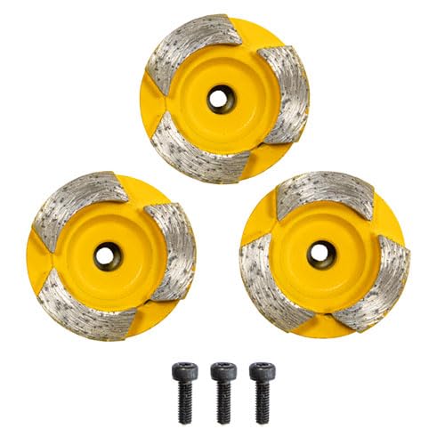 3 discos de lijado de diamante de 44 mm de diámetro