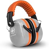Schallwerk ® Work+ auriculares aislantes ruido – orejeras de tamaño ajustable – amortigua el ruido y protege el oído – ideal en el trabajo – protección auditiva laboral (Fire Orange)