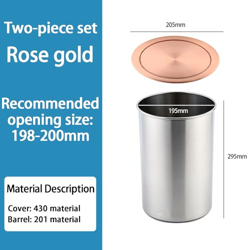Corbeille à déchets pour restaurant et maison, design encastrable - 3