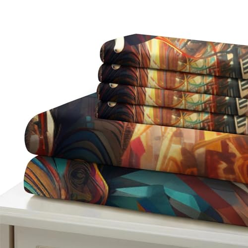 Housse de couette haute qualité motif éléphants parure de lit durable - 6