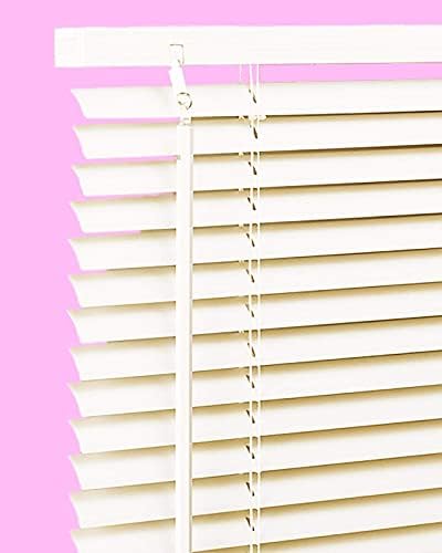 White PVC Venetian Blind Blinds Easy Fit Curtains Trimmable Fittings Windows Treatment Shutters Twist Open Close Pay only 1 Flat shipping £3.99 for multiple buying (White, 120 x 213)