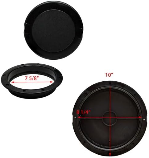 Innovative Boat Access Deck Plate 505-309 | 8 Inch Black