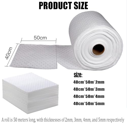 Tapis absorbant d'huile en polypropylène pour déversement industriel - 5