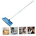 Beaupretty Long Handle Household Broom with Stainless Steel Handle for Efficient Home Cleaning for Indoor and Outdoor Use Heavy Duty Floor Brush for Easy Dust Removal