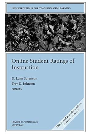 Online Student Ratings of Instruction: New Directions for Teaching and Learning book cover