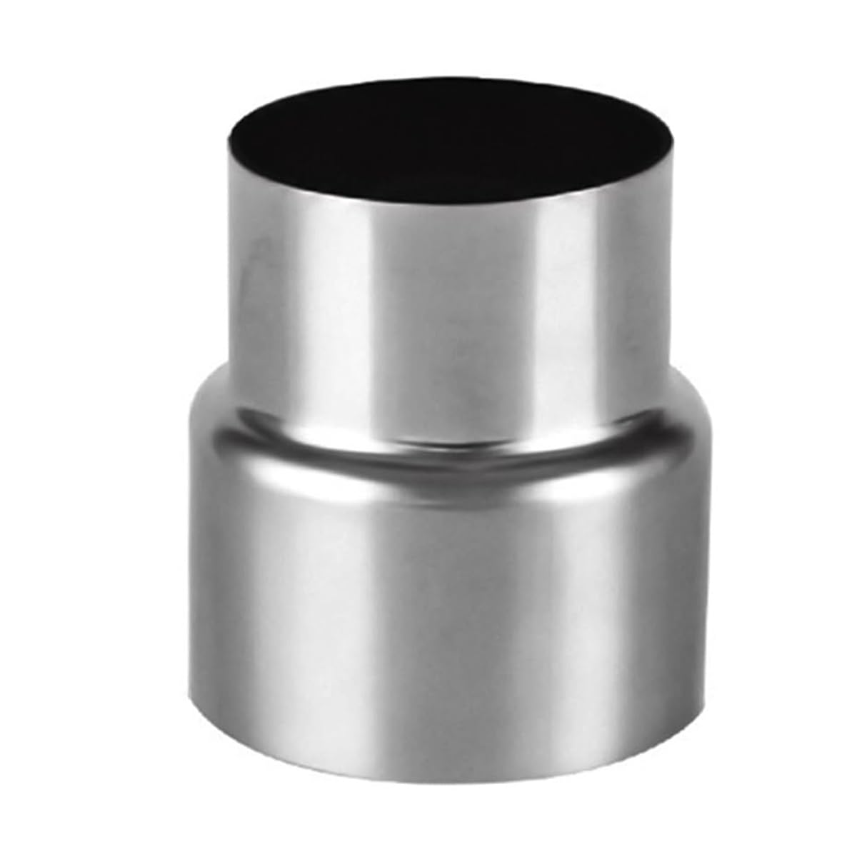 Flue Reducer Adapter, 1PC Stove Pipe Reducer Flue Connector, 6cm-8cm Stainless Steel Chimney