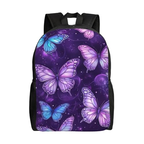 Shoulder BookBags Butterflies Sports Outdoor Running, Camping Backpack Men Women