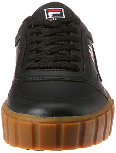 Tênis Fila Classic Court, Masculino Preto/Branco/Vermelho 39