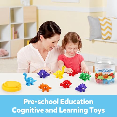 Image of TSYAN Matching Letters Counting Dinosaur Toys
