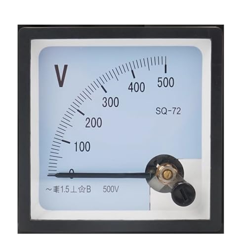 Voltmètre à pointeur SQ-72 AC 250V à 1000V pour montage sur panneau électrique