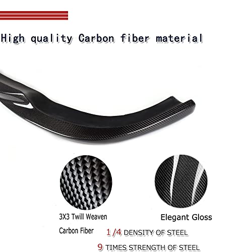 Jc Sportline Carbon Fiber Front Bumper Lip Fits For Mercedes Benz W204 C63 Bumper 2008-2011 Carbon Fiber Front Chin Spoiler Bumper Lip #TOP4