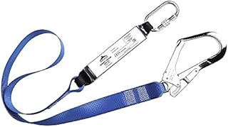 Portwest Single Webbing Lanyard With Shock Absorber, Size: One Size, Colour: Royal Blue, FP50RBR
