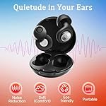 Ear Plugs for Sleeping 45dB Noise Cancelling, Reusable Silicone Earplugs with 8 Eartips, Soft Comfort Ear Plugs for Noise Reduction, Concerts, Snoring (Black) - Image 3