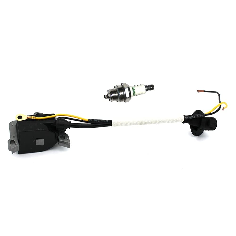 Módulo de Bobina de Encendido bujía BM6A para Stihl MS461 Motosierra Motor Magneto Piezas de Repuesto OEM # 1128400 1313 A (Color : Black)