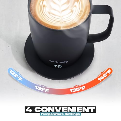 SMRTMUGG PRO 14 oz Taza de Café Autocalentable miniatura 6