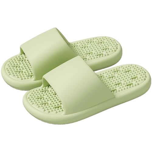 Chanclas de baño para hombre, diseño calado, pantuflas para mujer, puntera abierta, pantuflas de verano, ligeras, transpirables, suela antideslizante, de secado rápido, pantuflas de playa y piscina