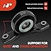 A-Premium Rear Drive Shaft Center Support Bearing Compatible with Subaru Impreza 2002-2005 2.5L, Legacy 1995-1999 2.2L, Replace# 27111AE09A, 27111AE09B, Driveshaft Carrier Bearing
