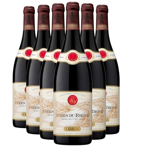 Côtes du Rhône - Rouge 2023 - Maison Guigal - Vin Rouge de la Vallée du Rhône (6x75cl)