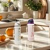 SITKOL Silicone Boot Cute Monogram Set Compatible with Owala Water Bottle 24 oz, 32 oz, 40 oz - Perfect Letter Owala Accessories for Owala Tumbler, Owala Free Sip, Pink Owala, Black Owala