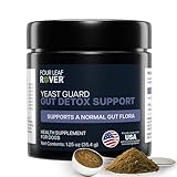 FOUR LEAF ROVER Yeast Support for Dogs - Veterinarian Formulated with Organic Herbs - Supports Healthy Skin, Ears & Paws - 30 Day Medium Dog Supply