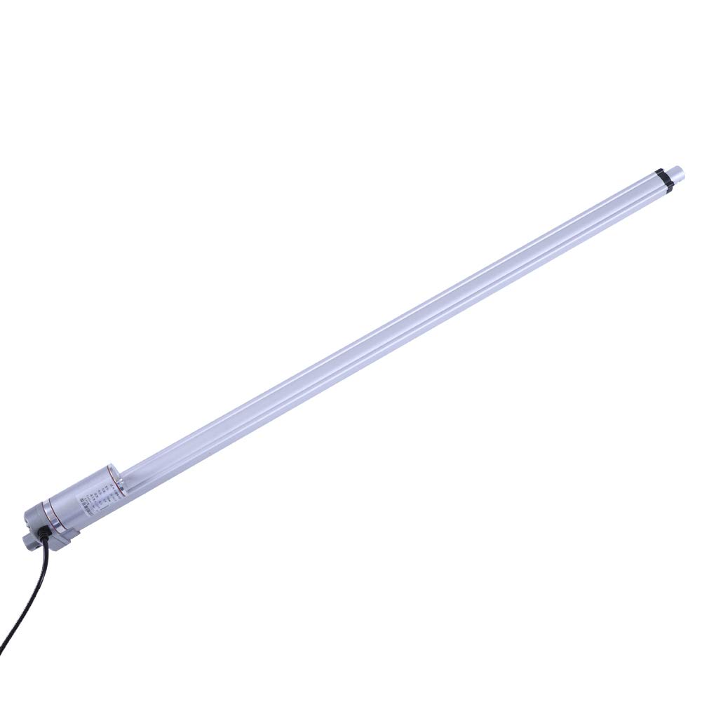 verin Electrique 12v 750mm, 12V Force 1500N Course 200-750mm Actionneur linéaire Linéaire DC Lifter Moteur Électrique Lift Support de Moteur électrique (750mm) 200mm 350mm 400mm 450mm 700mm pour Dis