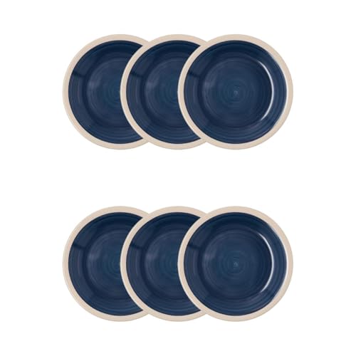 Quid Baltic Set 6 Platos Postre Ceramico 19cm Otras Ceramicas Apto Microondas Guarde Los Platos En Un Lugar Seco Y Ventilado Apilable