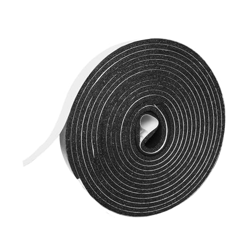 Foam Insulation Tape self Adhesive,1In x 1/8In x 16.4Ft Weather Stripping for Doors and Windows,Sound Proof soundproofing Door Seal,Weatherstrip,Pipe Cooling, Air Conditioning Seal Strip