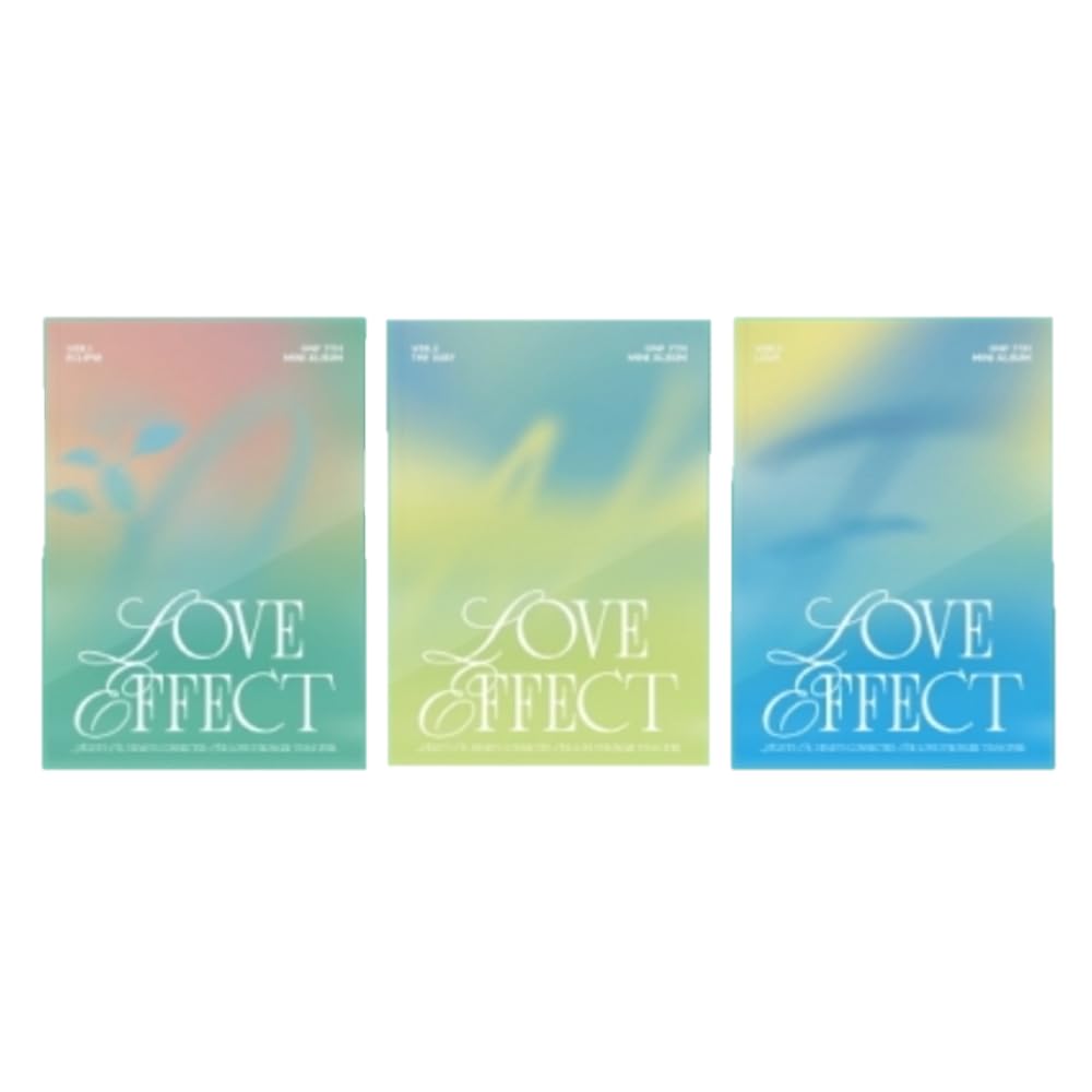 Lot de 3 mini albums Onf Love Effect 7e collection disque compact