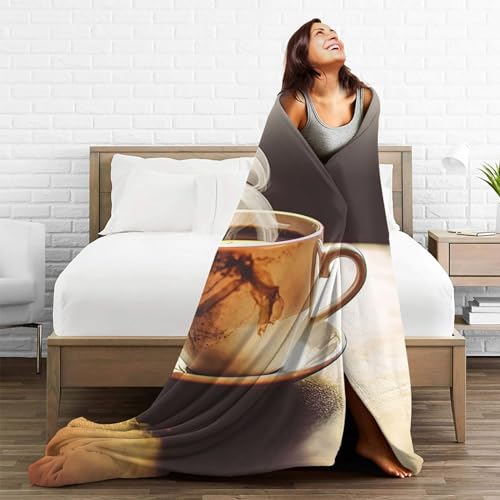 Couverture micro polaire café chaud pour des soirées canapé cocooning et douillettes - 8