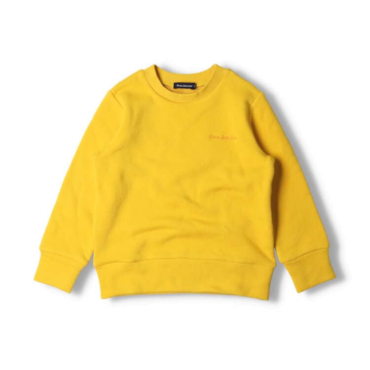 [ムージョンジョン] 【子供服】 ロゴ刺繍無地のびのび裏毛トレーナー 90cm～140cm M86650