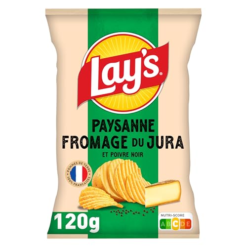 Chips Recette Paysanne Saveur Fromage Du Jura Et Poivre Lay' Le Sachet De - vue 2