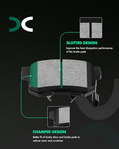 Image of SCITOO D1086 Rear Semi-Metallic Brake Pads Sets Fit For Acura RDX 2010-2018,For Honda Accord Crosstour 2010-2011,For Honda Crosstour 2012-2015,For Honda CR-V 2005-2016