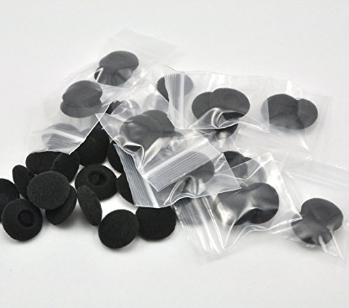 12 Pack(24Pcs) 18Mm Earbud Foam Earpad, Replacement Sponge Covers For Earphone (Black) #TOP2