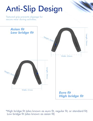 Image of SAUCER Replacement Nose Pieces Pads for Oakley Hex Jector OX8032 | OX8174F Eyeglass